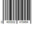 Barcode Image for UPC code 0400302419454