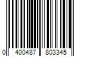 Barcode Image for UPC code 0400487803345
