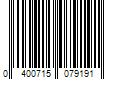 Barcode Image for UPC code 0400715079191. Product Name: Food Networkâ„¢ Microfiber Waffle Barmop 4-pk., Dark Grey