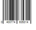 Barcode Image for UPC code 0400774635314
