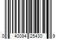 Barcode Image for UPC code 040094254309