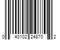 Barcode Image for UPC code 040102248702
