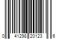 Barcode Image for UPC code 041298201236. Product Name: DMI Ultra Lightweight Rollator in Aluminum