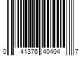 Barcode Image for UPC code 041376404047