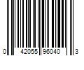 Barcode Image for UPC code 042055960403. Product Name: HIKARI SALES  U.S.A.  INC. Hikari Aquarium Solutions Bacto-Surge Foam  40 Gal