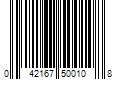 Barcode Image for UPC code 042167500108. Product Name: OIF Big and Tall Mid-Back Swivel/Tilt Chair  Fabric  Black
