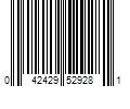 Barcode Image for UPC code 042429529281. Product Name: Bulova 18 in. H x 18 in. W Outdoor Wall Clock with 2-Step Metal Case