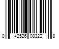 Barcode Image for UPC code 042526083228. Product Name: Hanson TAP PLUG 5MM-80MM CD