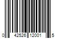Barcode Image for UPC code 042526120015. Product Name: Hanson TR-1E T-HNDL TAP WR