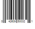 Barcode Image for UPC code 042609500321. Product Name: Barnett KingRat Biodegradable Clay Slingshot Ammo - 650 ct .50 Caliber