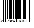 Barcode Image for UPC code 042952118167. Product Name: Staples 4  x 24  Folding Table Gray (79203/54406)