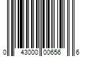Barcode Image for UPC code 043000006566. Product Name: Kraft Heinz Company MiO Vitamins Orange Vanilla Sugar Free Water Enhancer  1.62 fl oz Bottle