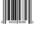 Barcode Image for UPC code 043033563562