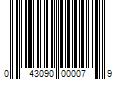 Barcode Image for UPC code 043090000079