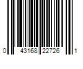 Barcode Image for UPC code 043168227261. Product Name: General Electric GE LED 10-Watt Daylight Medium Flood Light R30  2-Pack