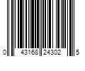 Barcode Image for UPC code 043168243025. Product Name: G E LIGHTING 24302 3.5W LED A15 Bulb 2 Pack