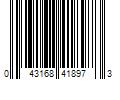 Barcode Image for UPC code 043168418973. Product Name: GE 60-Watt EQ A15 Soft White Intermediate Base (E-17) Dimmable LED Light Bulb (2-Pack) | 41897