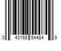 Barcode Image for UPC code 043168544849. Product Name: GE Lighting GE LED Light Bulbs  75 Watt  Daylight  A19 Bulbs  Medium Base  Frosted Finish  9yr  4pk
