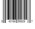 Barcode Image for UPC code 043168558297. Product Name: GE Classic 60-Watt EQ B10 Soft White Candelabra Base (e-12) Dimmable LED Light Bulb (6-Pack) | 93131053