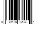 Barcode Image for UPC code 043168851541. Product Name: GE 15-Watt EQ T8 Daylight Medium Bi-pin (g13) Fluorescent Light Bulb | 64231