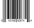 Barcode Image for UPC code 043168926744. Product Name: GE Lighting GE LED Light Bulbs  40 Watts  Soft White  CA11 Bulbs  13yr  4pk