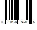 Barcode Image for UPC code 043168972505