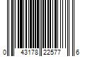 Barcode Image for UPC code 043178225776. Product Name: Daiwa Tatula XT Spinning Rod, Carbon