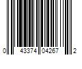 Barcode Image for UPC code 043374042672. Product Name: M-D Building Products Inc M-D Building Products 04267 Replacement Pile Weatherstrip for Storm Doors and Windows 7/32 in. x 1/4 in. x 17 ft.