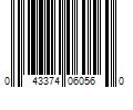 Barcode Image for UPC code 043374060560. Product Name: M-D Building Products 36 in. Bronze Aluminum L-Shape Screw-on Under Door Seal