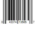 Barcode Image for UPC code 043374135657. Product Name: M-D Building Products 1-25/32 in. x 5/8 in. x 36 in. Brown Vinyl Replacement Insert for Hardwood Thresholds