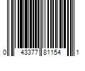 Barcode Image for UPC code 043377811541
