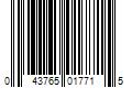 Barcode Image for UPC code 043765017715. Product Name: Vornado Air LLC Vornado 62 Whole Room Air Circulator Floor Fan  13   Black (New)
