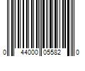 Barcode Image for UPC code 044000055820. Product Name: MONDELEZ INTERNATIONAL INC Belvita Breakfast Biscuit Bites Variety Pack  Blueberry  Chocolate  Cinnamon Brown Sugar  12 Snack Packs