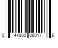 Barcode Image for UPC code 044000060176
