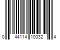 Barcode Image for UPC code 044114100324