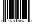 Barcode Image for UPC code 044315055003. Product Name: Simpson Strong-Tie AC 6-in x 6-in G90 Galvanized Wood To Wood Cap | AC6