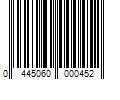 Barcode Image for UPC code 0445060000452