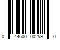 Barcode Image for UPC code 044600002590