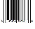 Barcode Image for UPC code 045464200016. Product Name: RoadPro Black Privacy Curtain 28 in.es By 11 ft. Single Cab Curtain
