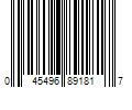 Barcode Image for UPC code 045496891817. Product Name: World of Nintendo Amiibo Lucario Mini Figure
