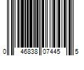 Barcode Image for UPC code 046838074455. Product Name: Victor Company of Japan  Limited JVC Gumy Plus in Ear Earbud Headphones  Powerful Sound  Comfortable and Secure Fit - HAFX7W White