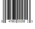 Barcode Image for UPC code 047563002553. Product Name: Owens Corning Oakridge Onyx Black Laminated Architectural Roof Shingles (32.8-sq ft per Bundle) | HL01