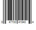 Barcode Image for UPC code 047700419404