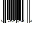 Barcode Image for UPC code 049000005486. Product Name: The Coca-Cola Company Coca-Cola Classic Soda Pop  12 fl oz Bottles  8 Pack