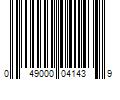 Barcode Image for UPC code 049000041439
