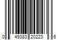 Barcode Image for UPC code 049383202236. Product Name: General Brand 62mm UV Protector Wide Angle Mount Filter