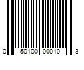 Barcode Image for UPC code 050100000103. Product Name: SureStop Brake Pad Set Compatible with 2004-2005 Hyundai XG350 Front