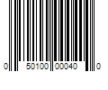 Barcode Image for UPC code 050100000400
