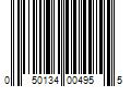 Barcode Image for UPC code 050134004955. Product Name: Defiant Hartford Matte Black Bed/Bath Door Knob