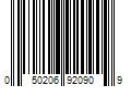 Barcode Image for UPC code 050206920909. Product Name: Master Flow 4 in. x 5 ft. Round Metal Duct Pipe